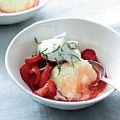 Honey-Lime Strawberries with Whipped Cream