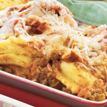 Slow Cooker Ravioli Lasagna