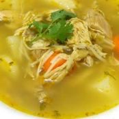 Sopa de Pollo Boricua 