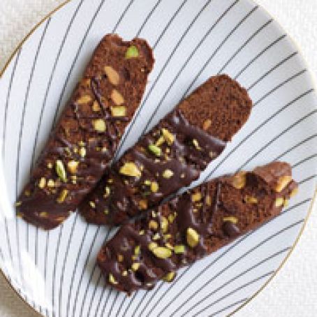 Chocolate-and-Pistachio Biscotti