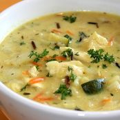 CURRIED WILD RICE & CHICKEN CHOWDER