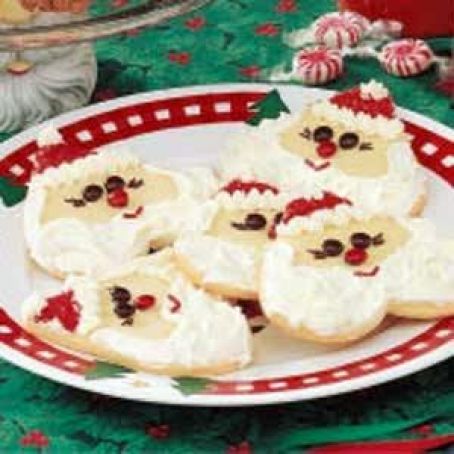 Santa Sugar Cookies