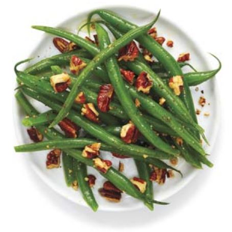 Honey-Mustard Green Beans With Pecans