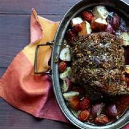 Rosemary Beef with Roasted Tomatoes & Potatoes