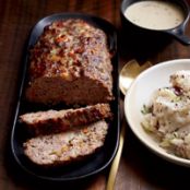 Meat Loaf with Creamy Onion Gravy