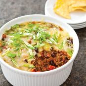 SLOW-COOKER BEEF AND BLACK BEAN TACO DIP