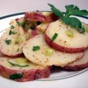 Warm Potato Salad with Beer and Mustard Dressing