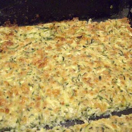 Pizza:  Zucchini Pizza Crust