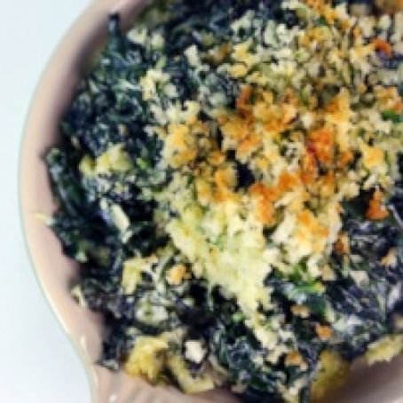 CREAMED KALE AU GRATIN