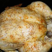 Crockpot Roasted Whole Chicken