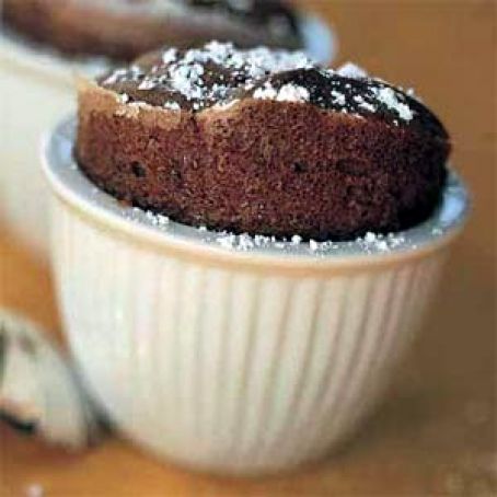 Individual Chocolate Soufflés