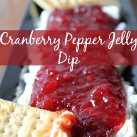 Cranberry Pepper Jelly Dip