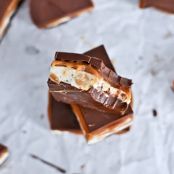 Homemade Snickers Bars