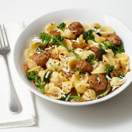 Pasta With Turkey Meatballs