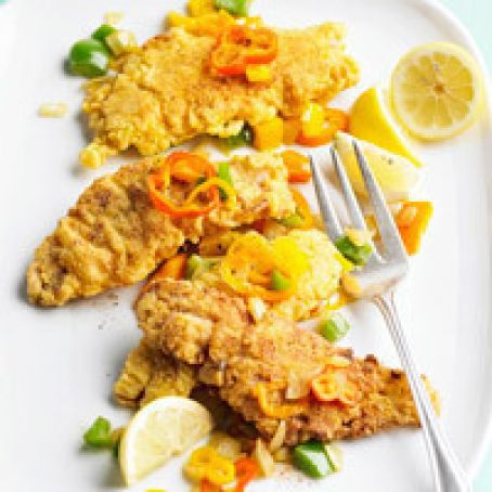 Crispy Fish with Peppers