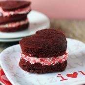 Red Velvet Whoopie Pies