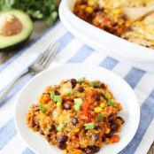 Black Bean and Quinoa Enchilada Bake