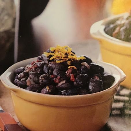 Black Beans with chipotle, lime and orange