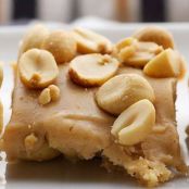 Peanut Butter Fudge-Salted Nut Squares