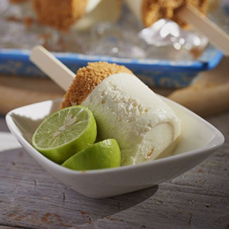 Key Lime Cheesecake Popsicles