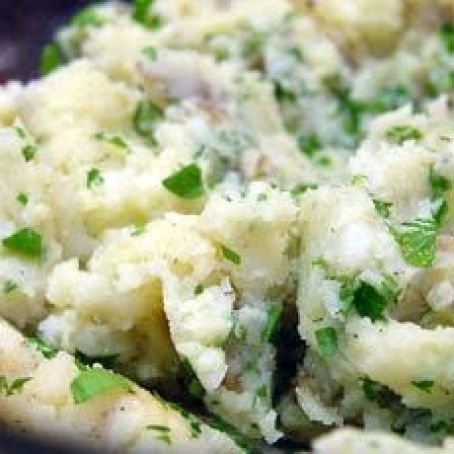 Parmesan Smashed Potatoes