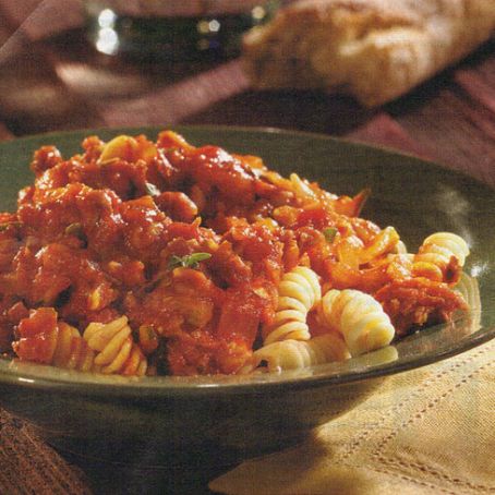 ITALIAN SAUSAGE AND VEGETABLE PASTA