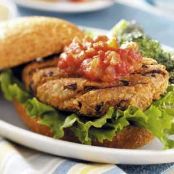 Grilled Bean Burgers