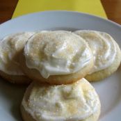 Lemon Sugar Cookies with Sandy's Colored Sugar