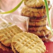 Fudge-Filled Peanut Butter Cookies