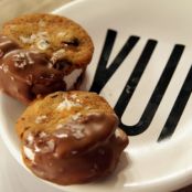 Chocolate Chip, Sea Salt + Caramel Ice Cream Sandwiches