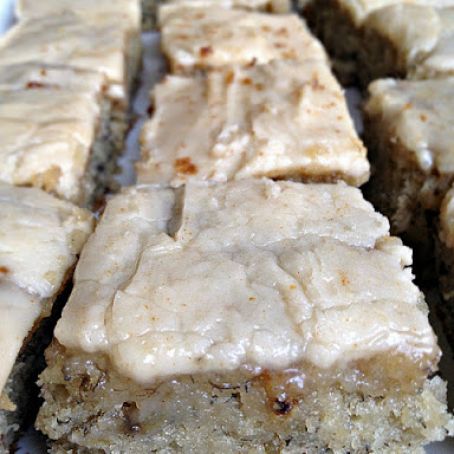 Banana Bread Bars with Brown Butter Frosting