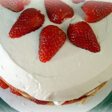 Strawberry Cream Cake from Cook's Illustrated