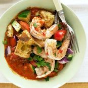 Gazpacho Shrimp Salad
