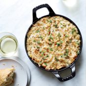 Gruyère Queso with Tuna and Wheat Berries