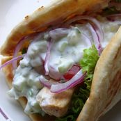 Chicken Gyros with Tzatziki Sauce