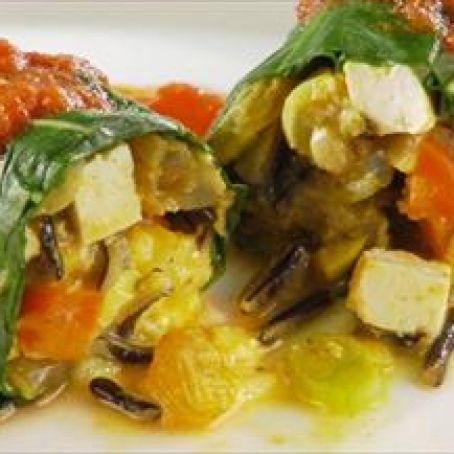Moroccan-Inspired Swiss Chard Rolls
