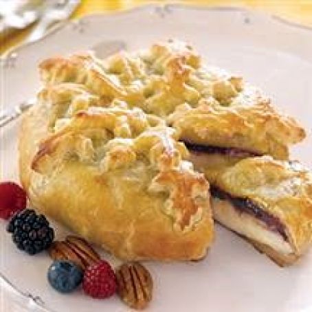 Triple Berry Baked Brie