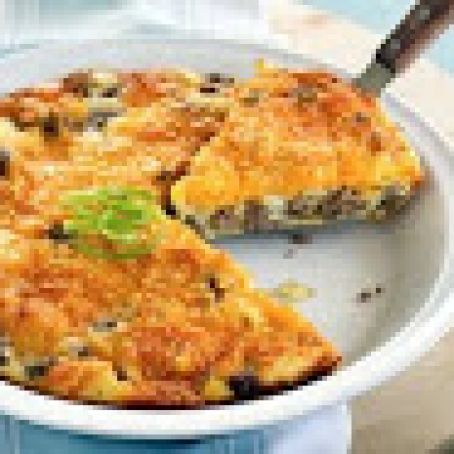 Impossible Cheeseburger Pie