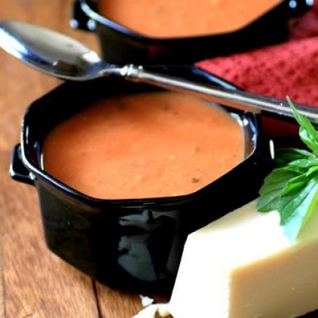Slow Cooker Tomato Basil Soup