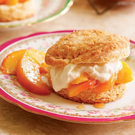 Peaches and Cream Shortcakes