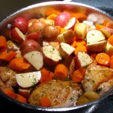 Chicken Dinner in a Skillet