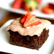 Rich Chocolate Cake with Chocolate Protein Frosting
