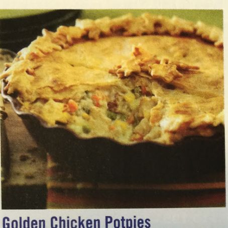 Golden Chicken Potpies