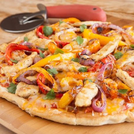 Grilled Chicken Fajita Pizza