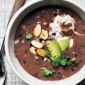 Black Bean and Almond Soup