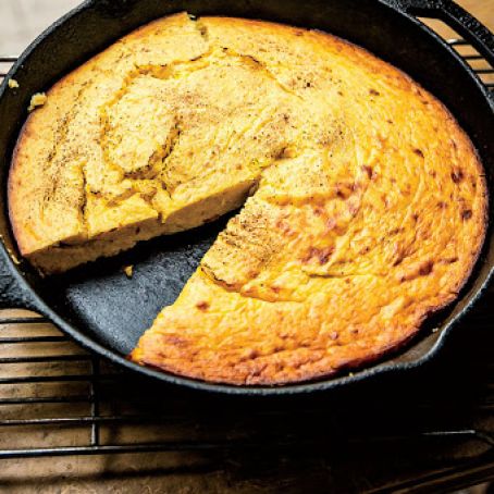 Buttermilk Spoonbread with Spaghetti Squash