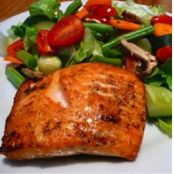 Easy Broiled Salmon with Herb Butter