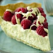 White Chocolate Raspberry Pie
