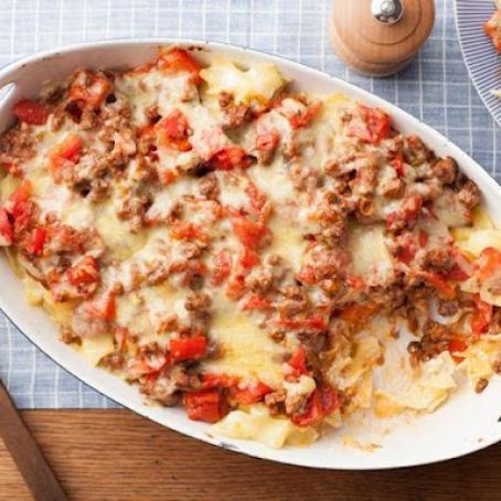 Beef and Cheddar Casserole