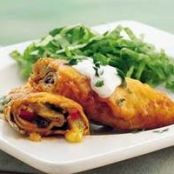 Pineapple-Black Bean Enchiladas